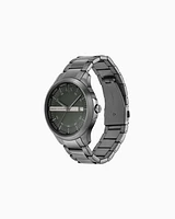 Armani Exchange -  Three-Hand Date Stainless Steel Watch, Man, Multicoloured, Size: TU