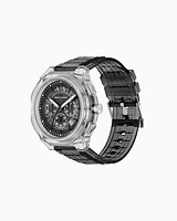 Armani Exchange -  Chronograph Gray Watch, Man, Multicoloured, Size: TU