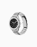 Armani Exchange -  Chronograph Stainless Steel Watch, Man, Multicoloured, Size: TU