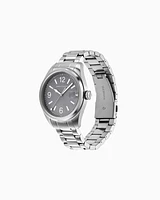 Armani Exchange -  Three-Hand Date Stainless Steel Watch, Man, Multicoloured, Size: TU