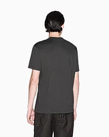 Armani Exchange - Regular fit T-shirt with logo and patch on the chest, Man, Green, Size: