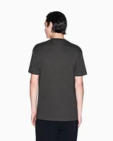 Armani Exchange - Regular fit T-shirt with photo print, Man, Green, Size: