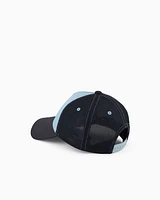 Armani Exchange - Two-tone visor hat, Man, Light Blue, Size: TU