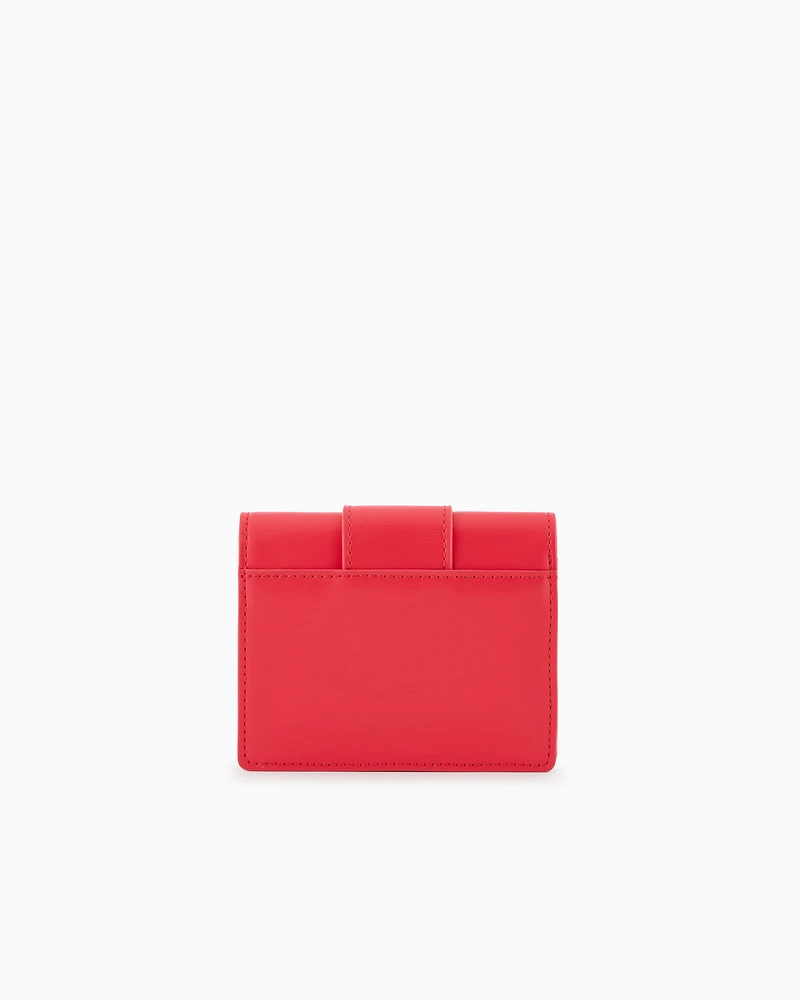 Armani Exchange - Small wallet with ASV logo, Woman, Red, Size: TU