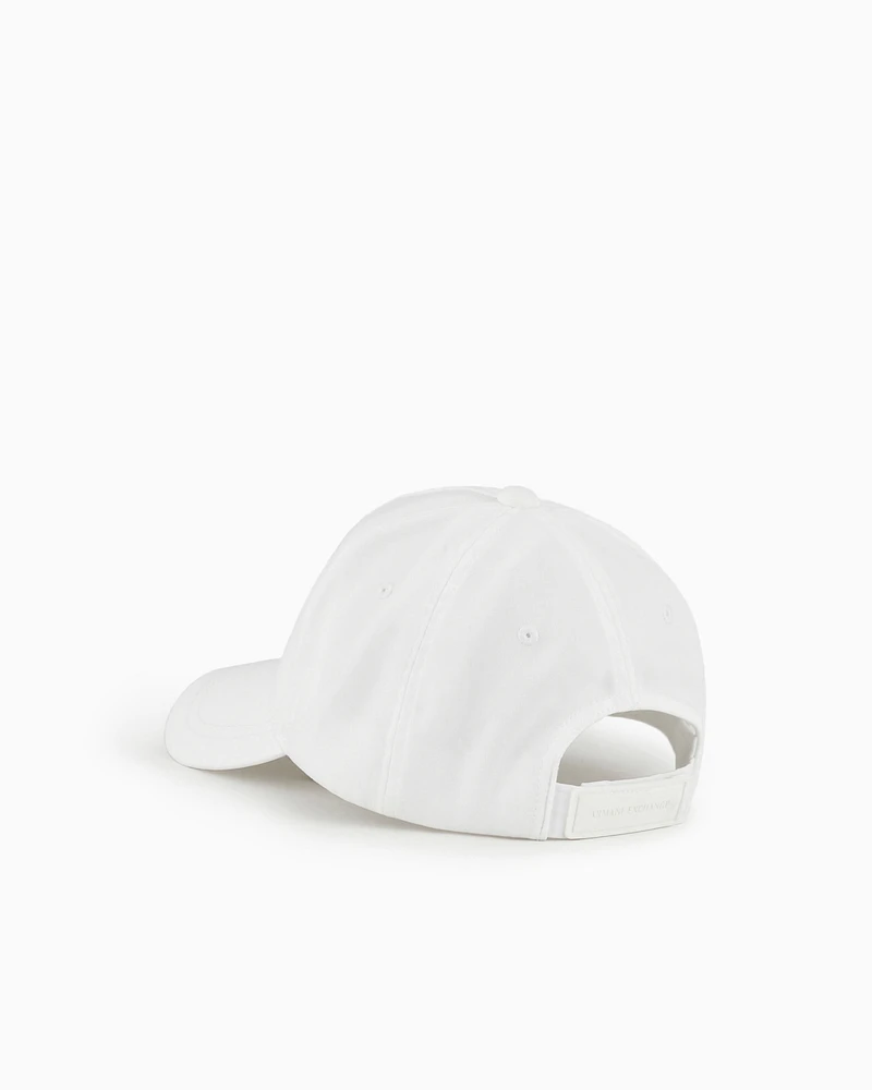 Armani Exchange - Visor cap with logo, Man, White, Size: TU