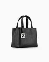 Armani Exchange - Small shopper with handles and shoulder strap, Woman, Black, Size: TU