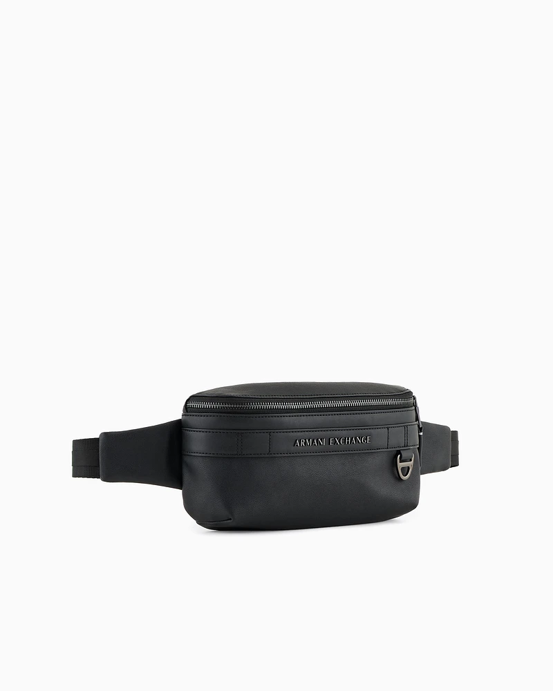 Armani Exchange - Rectangular pouch with hook, Man, Black, Size: TU