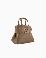 Armani Exchange - Handbag with ASV logo detail, Woman, Brown, Size: TU