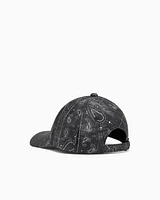 Armani Exchange - Polka Dot Visor Hat, Man, Black, Size: TU