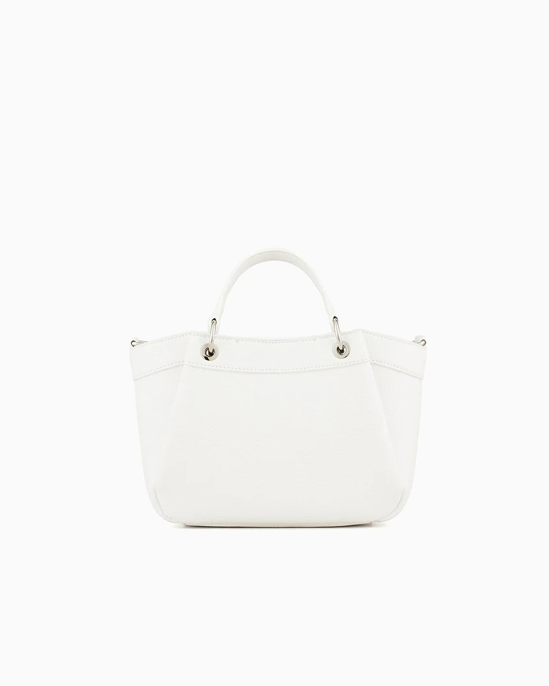 Armani Exchange - Small handbag with degradè shoulder strap, Woman, White, Size: TU