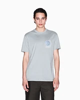 Armani Exchange - Regular fit T-shirt with logo and patch on the chest, Man, Grey, Size:
