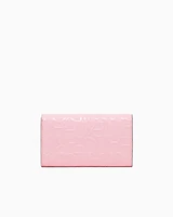 Armani Exchange - Wallet with flap and shoulder strap, Woman, Pink, Size: TU