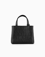 Armani Exchange - Small shopper with handles and shoulder strap, Woman, Black, Size: TU