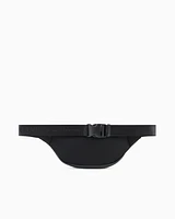 Armani Exchange - Bum bag with embossed logo and two pockets, Man, Black, Size: TU