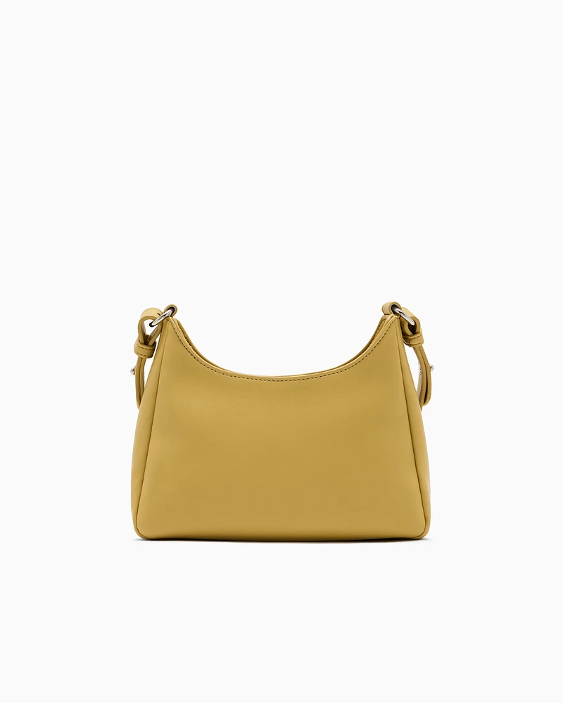 Armani Exchange - Shoulder bag with external pocket, Woman, Yellow, Size: TU