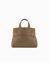 Armani Exchange - Handbag with ASV logo detail, Woman, Brown, Size: TU
