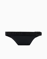 Armani Exchange - Waist bag with external pocket, Man, Navy Blue, Size: TU