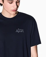Armani Exchange - ASV Regular Fit T-Shirt, Man, Navy Blue, Size: