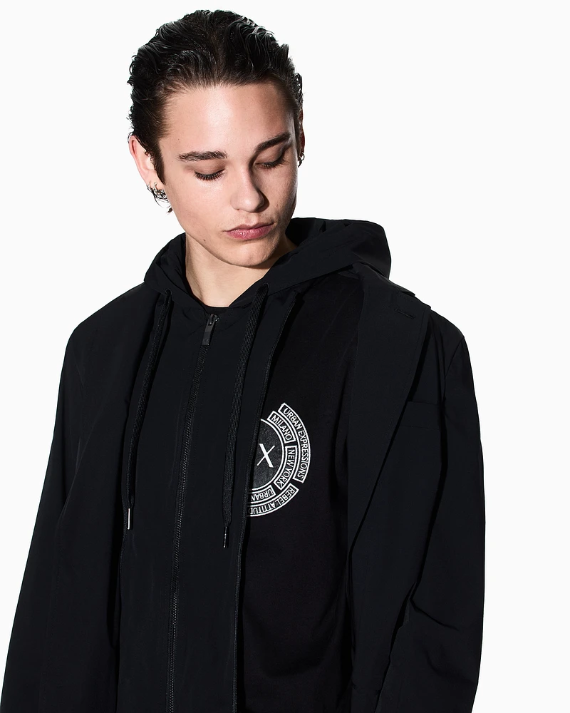 Armani Exchange - Casual Jackets, Man, Black, Size: