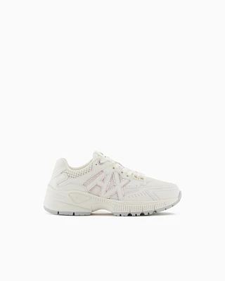 Armani Exchange - Sneakers, Woman, White, Size: