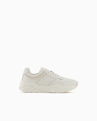 Armani Exchange - Sneakers, Woman, White, Size: