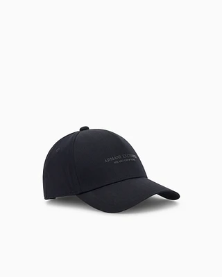 Armani Exchange - NY Logo Visor Hat, Man, Navy Blue, Size: TU