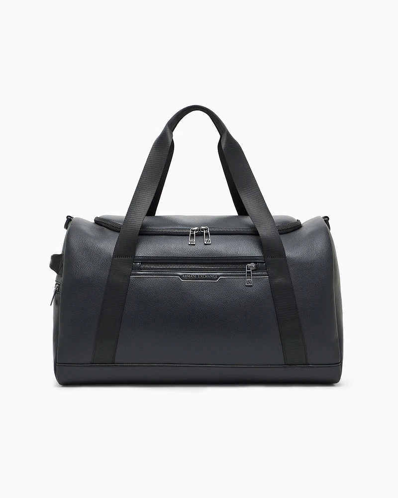 Armani Exchange - Duffel bag in coated material, Man, Black, Size: TU