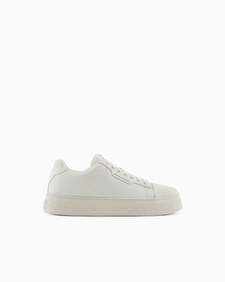 Armani Exchange - Sneakers with high sole, Man, White, Size: