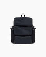 Armani Exchange - Multi-pocket backpack, Man, Blue, Size: TU