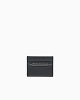 Armani Exchange - Card holder in garnet material, Man, Black, Size: TU