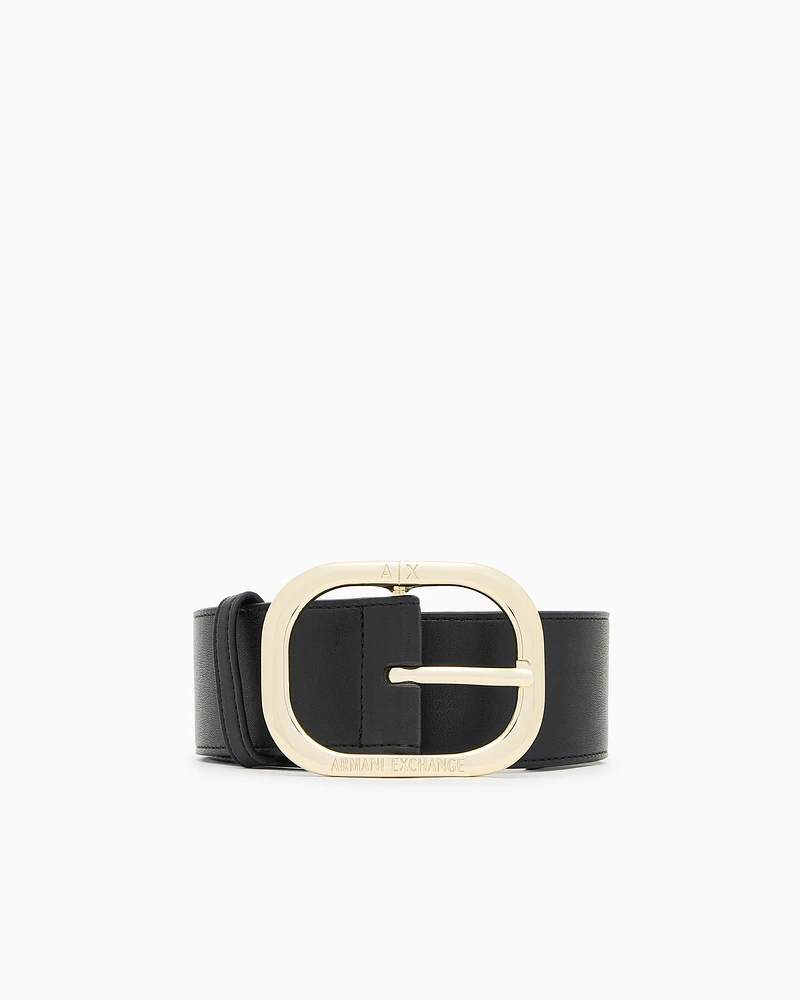 Armani Exchange - Belts, Woman, Black, Size: 80