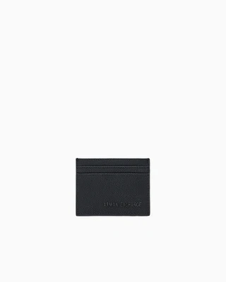 Armani Exchange - Card holder in garnet material, Man, Black, Size: TU