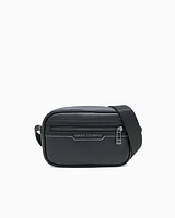 Armani Exchange - Shiny effect shoulder bag, Man, Black, Size: TU