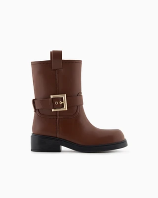 Armani Exchange - Booties, Woman, Nude, Size: