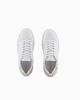 Armani Exchange - Sneakers with laces and logo, Woman, White, Size:
