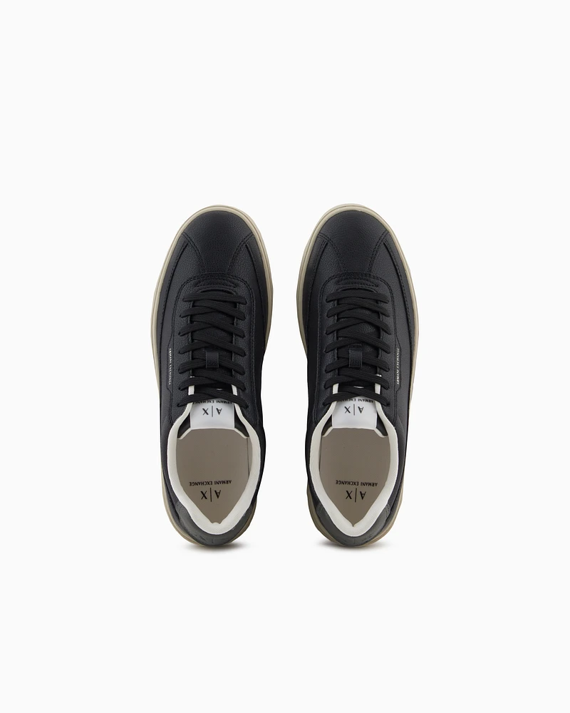 Armani Exchange - Sneakers, Man, Black, Size: 8