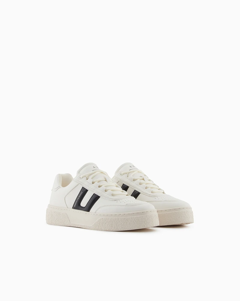 Armani Exchange - Sneakers, Man, Two_tone, Size: 8