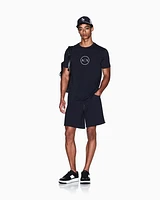 Armani Exchange - Shorts with contrasting stripes, Man, Navy_blue, Size: