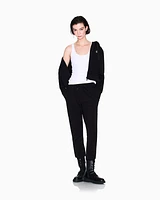 Armani Exchange - Scuba fabric jogger pants, Woman, Black, Size: