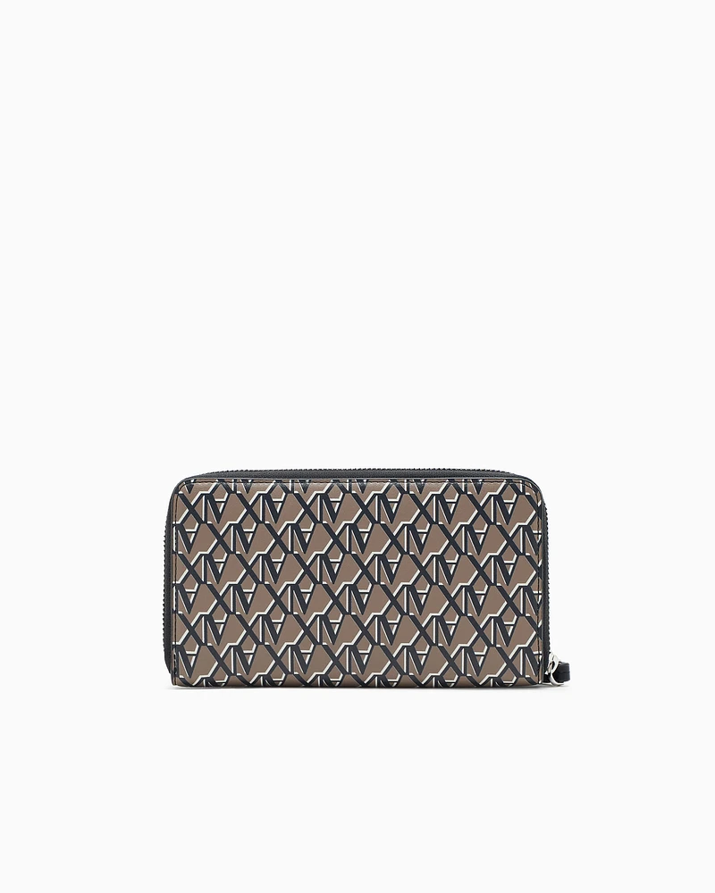 Armani Exchange - Wallets, Woman, Brown, Size: TU