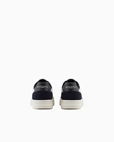Armani Exchange - Mesh sneakers with contrasting inserts, Man, Navy Blue, Size: