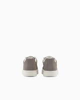Armani Exchange - Leather sneakers with elastic, Man, Brown, Size: