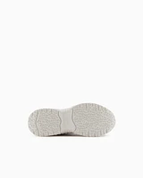 Armani Exchange - Chunky sneakers with contrasting inserts, Woman, Black, Size: