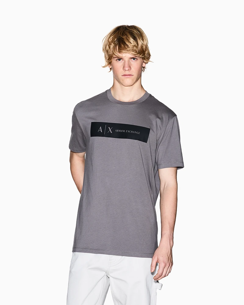 Armani Exchange - Regular Fit T-Shirts, Man, Grey, Size: