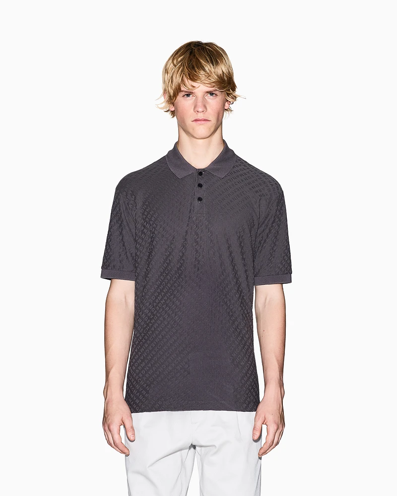 Armani Exchange - Polo Shirts, Man, Grey, Size: M