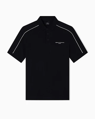Armani Exchange - Polo Shirts, Man, Black, Size: M