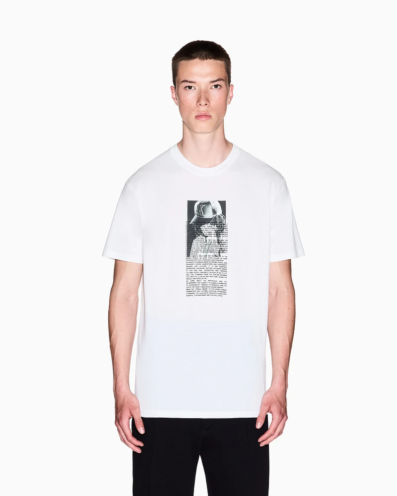 Armani Exchange - Regular Fit T-Shirts, Man, White, Size: M