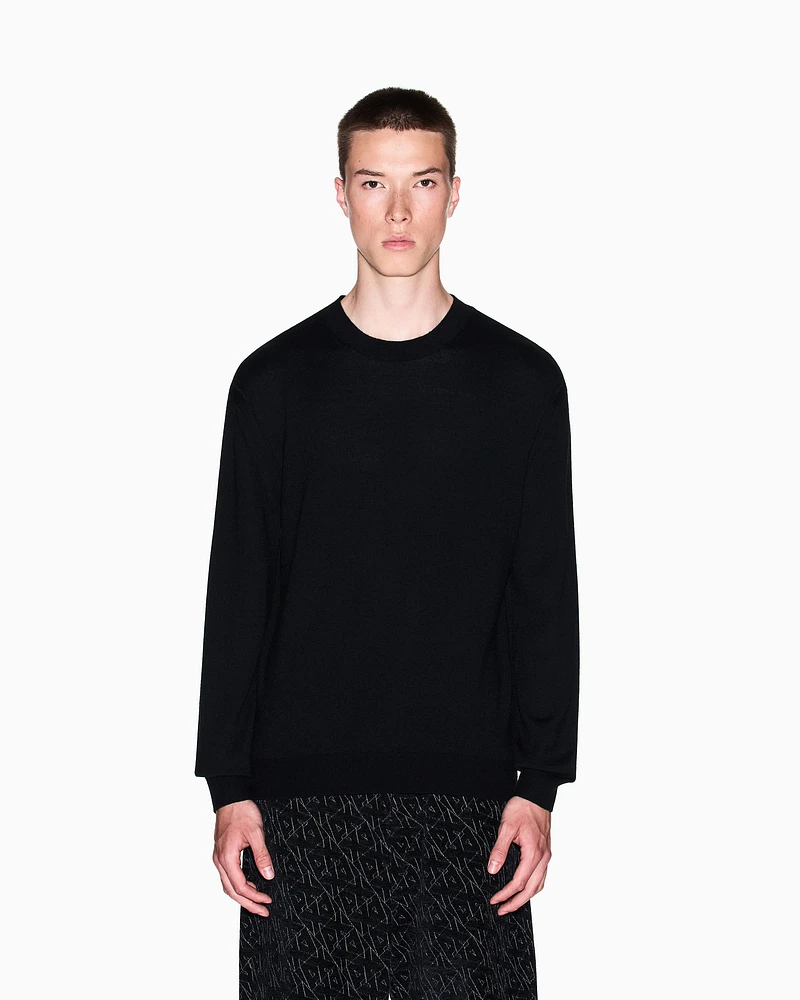 Armani Exchange - Jumpers, Man, Black, Size: M