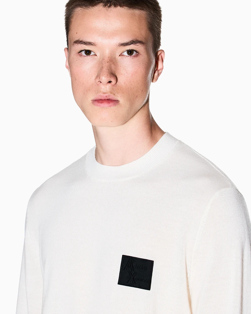 Armani Exchange - Jumpers, Man, White, Size: