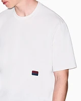 Armani Exchange - Regular Fit T-Shirts, Man, Beige, Size: